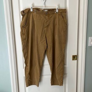 Anthropologie dark khaki pants – size 22W